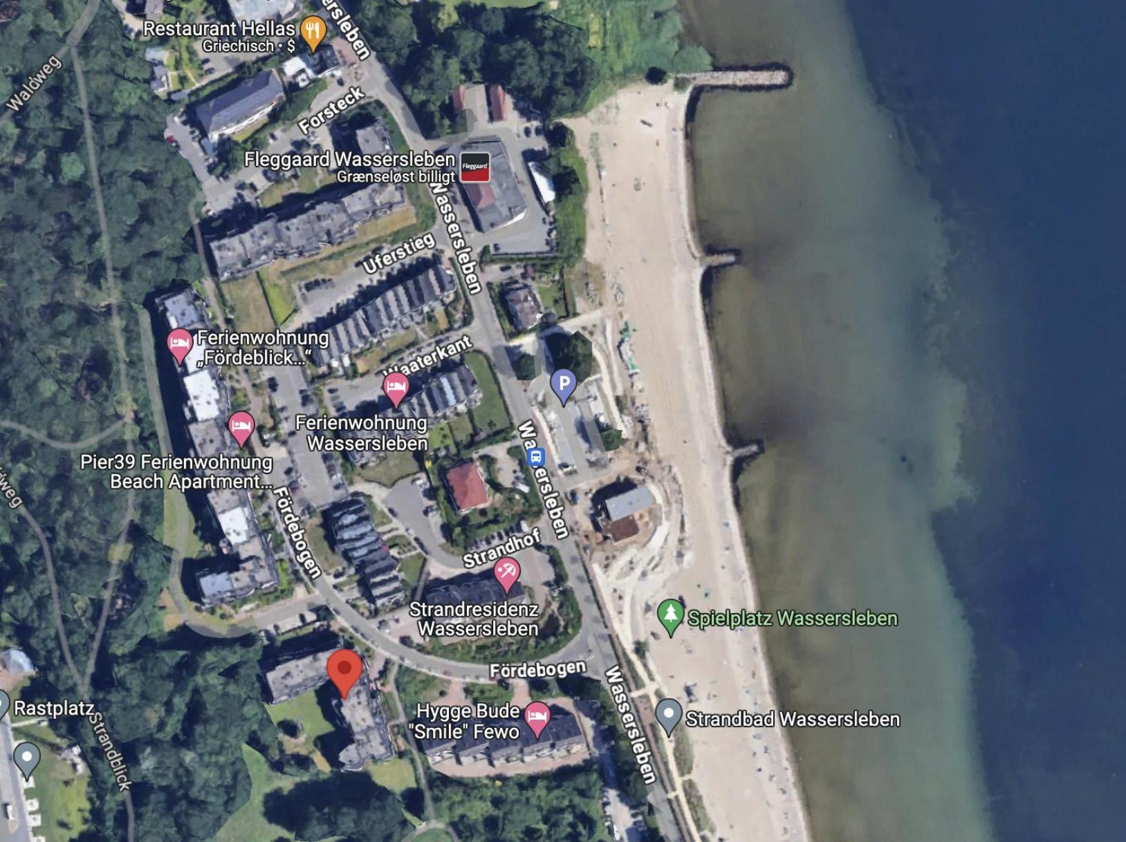 Koje Klabautermann Am Strand Harrislee Exterior photo